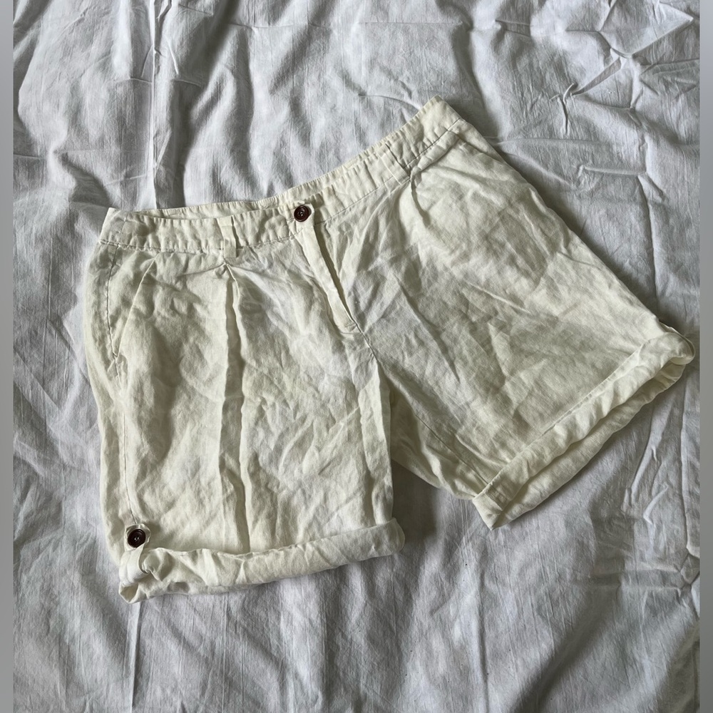 Eileen Fisher Linen Shorts - 8